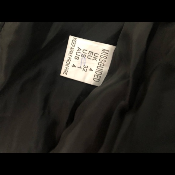 ๐ New Missguided Faux Leather Jacket with Stunning Design & Buttons ๐ - Picture 8 of 10